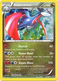 Salamence (57/108) (Cosmos Holo) (Blister Exclusive) [XY: Roaring Skies] | Chromatic Games