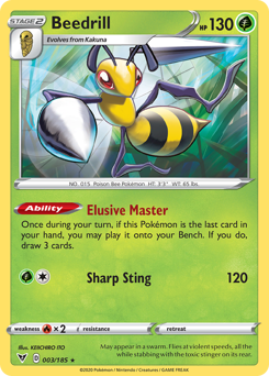 Beedrill (003/185) [Sword & Shield: Vivid Voltage] | Chromatic Games