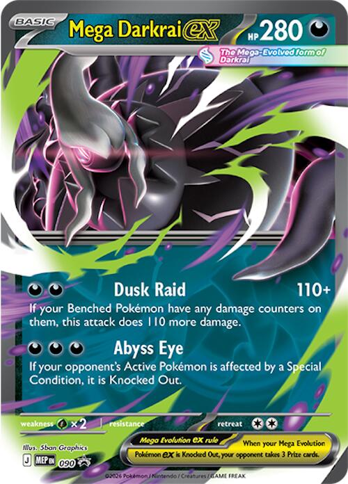 Mega Darkrai ex (090) [Mega Evolution Promo] | Chromatic Games