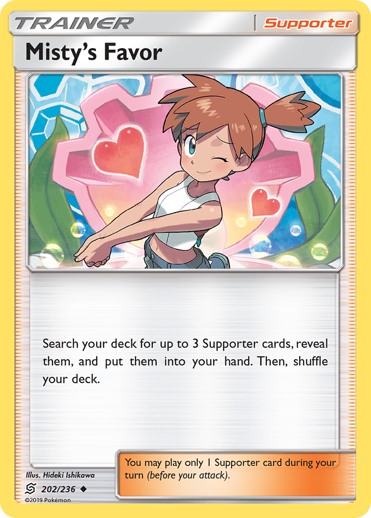 Misty's Favor (202/236) [Sun & Moon: Unified Minds] | Chromatic Games