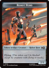 Robot Hero // Villain Double-Sided Token [Marvel Super Heroes Commander Tokens] | Chromatic Games