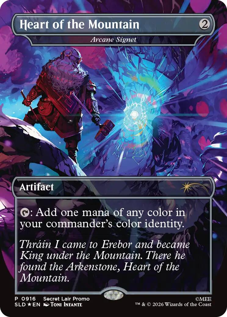 Heart of the Mountain - Arcane Signet [Secret Lair Drop Series] | Chromatic Games