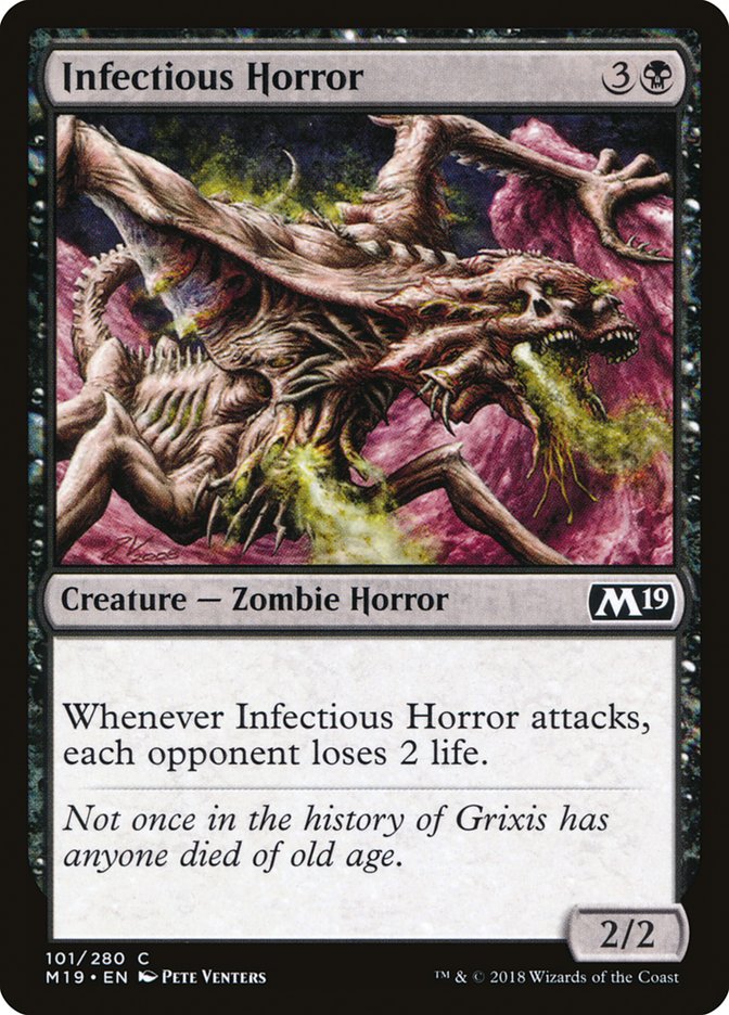 Infectious Horror 101/280 (Core Set 2019)  | Chromatic Games