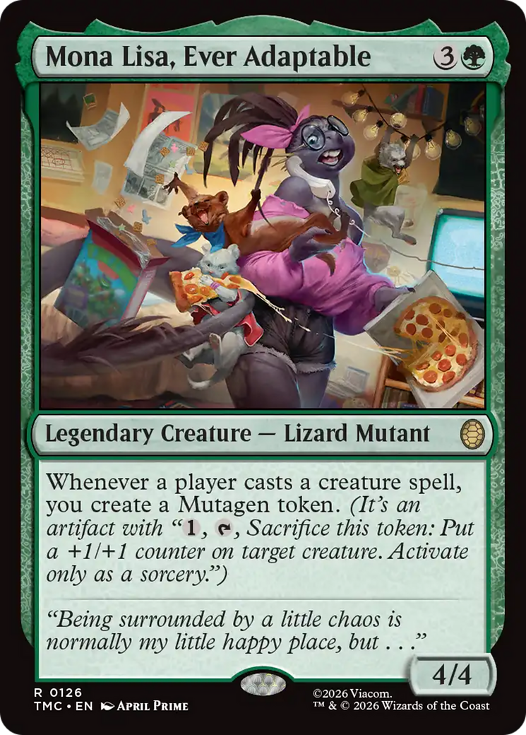 Mona Lisa, Ever Adaptable [Teenage Mutant Ninja Turtles Commander] | Chromatic Games