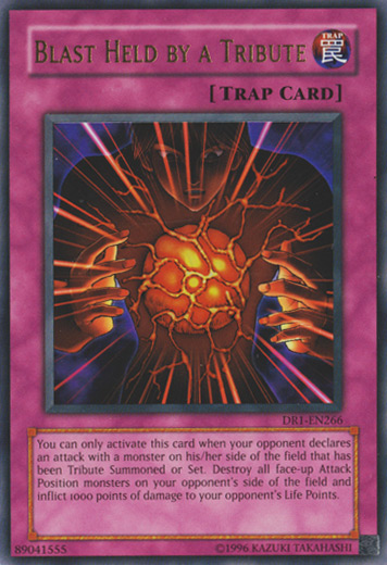 Blast Held by a Tribute [DR1-EN266] Ultra Rare | Chromatic Games
