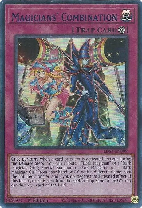 Magicians' Combination (Blue) [LDS3-EN099] Ultra Rare | Chromatic Games