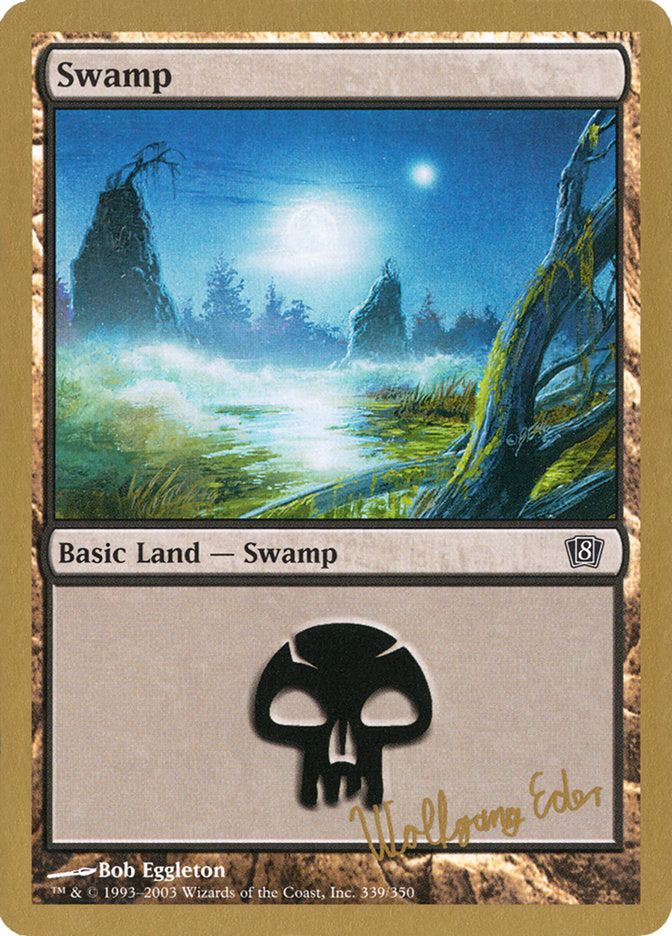 Swamp (we339) (Wolfgang Eder) [World Championship Decks 2003] | Chromatic Games