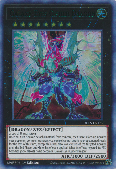 Galaxy-Eyes Cipher Dragon (Green) [DLCS-EN125] Ultra Rare | Chromatic Games