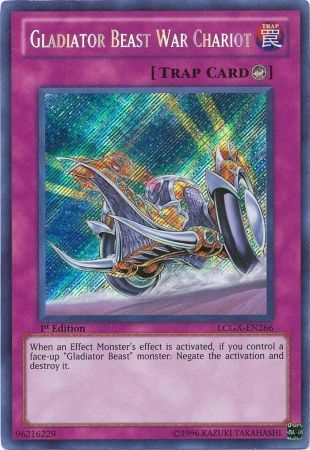 Gladiator Beast War Chariot [LCGX-EN266] Secret Rare | Chromatic Games