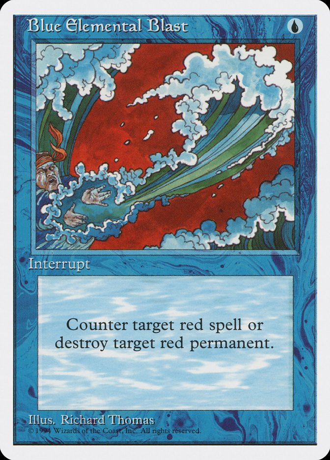 Blue Elemental Blast [Media Promos] | Chromatic Games