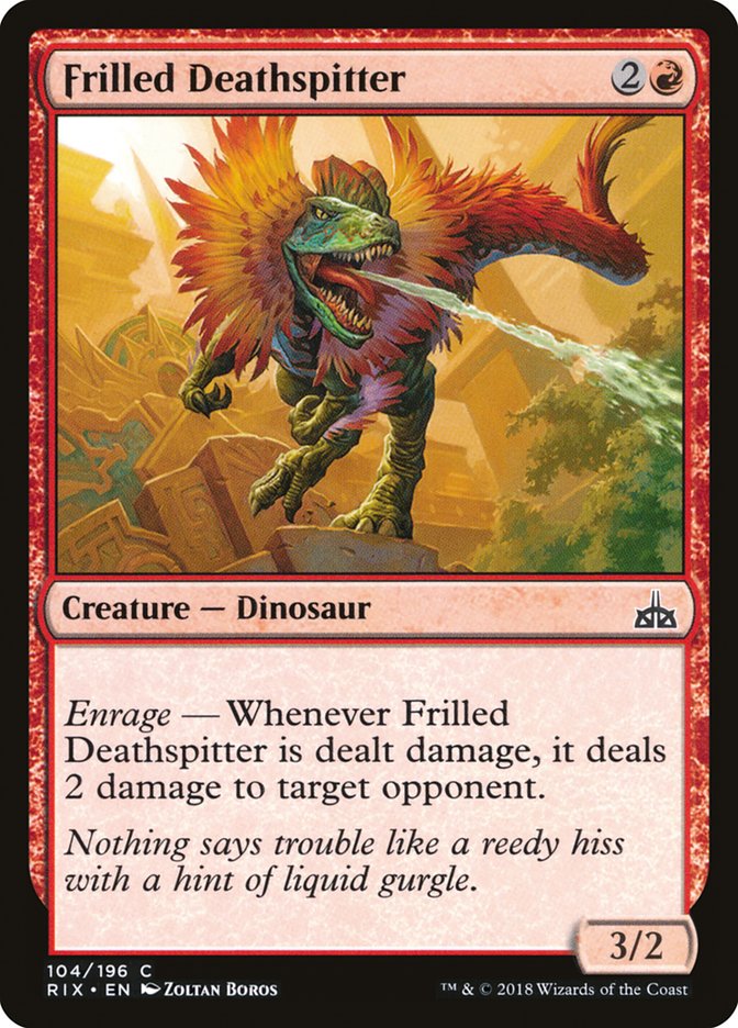 Frilled Deathspitter 104/196 (Rivals of Ixalan)  | Chromatic Games
