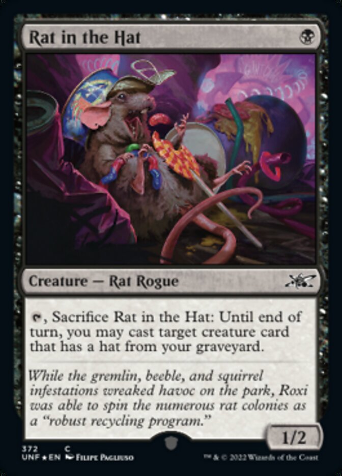 Rat in the Hat (Galaxy Foil) [Unfinity] | Chromatic Games