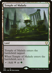 Temple of Malady [Phyrexia: All Will Be One Commander] | Chromatic Games