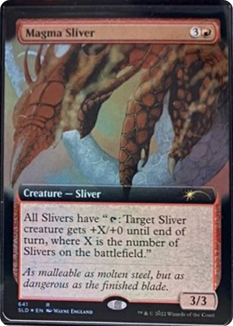 Magma Sliver (Extended Art) [Secret Lair Drop Series] | Chromatic Games