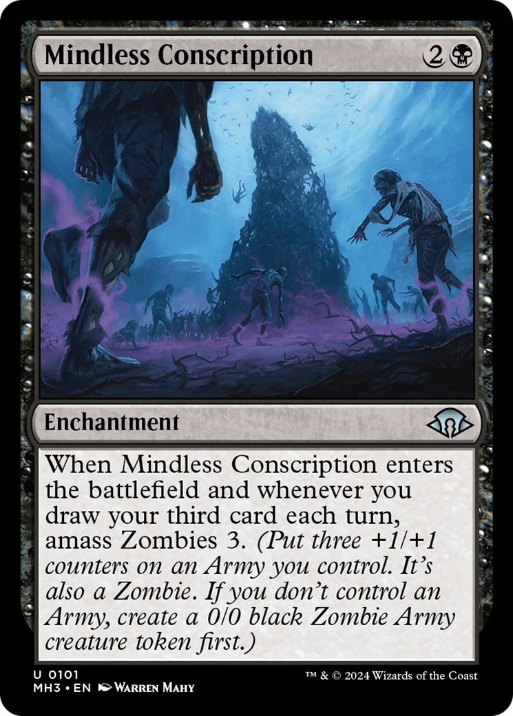 Mindless Conscription [Modern Horizons 3] | Chromatic Games