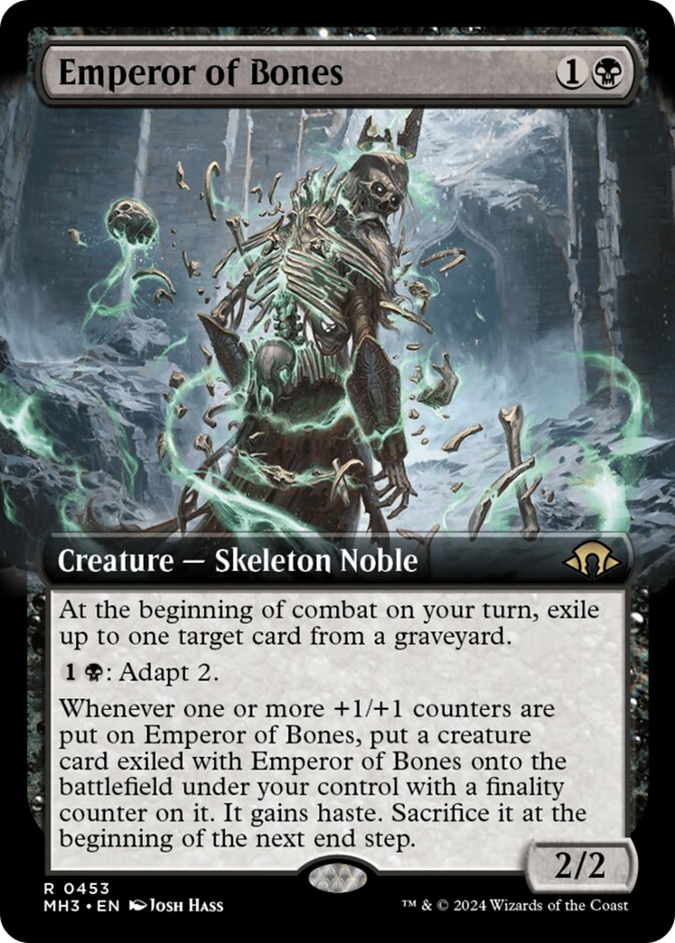 Emperor of Bones (Extended Art) [Modern Horizons 3] | Chromatic Games