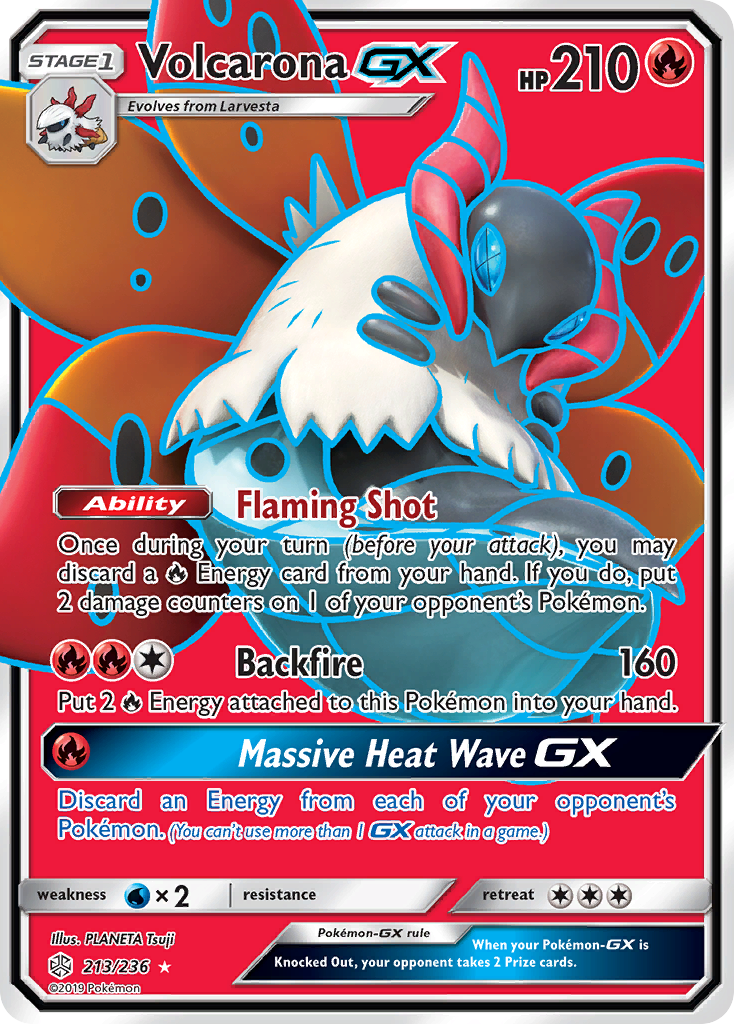 Volcarona GX (213/236) [Sun & Moon: Cosmic Eclipse] | Chromatic Games