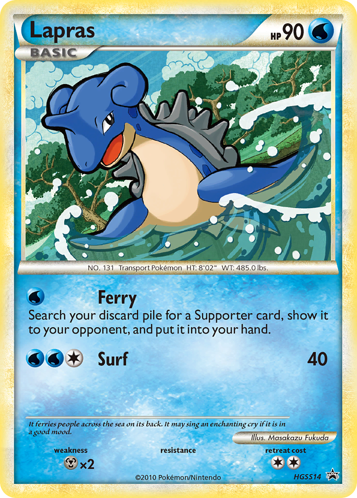 Lapras (HGSS14) [HeartGold & SoulSilver: Black Star Promos] | Chromatic Games