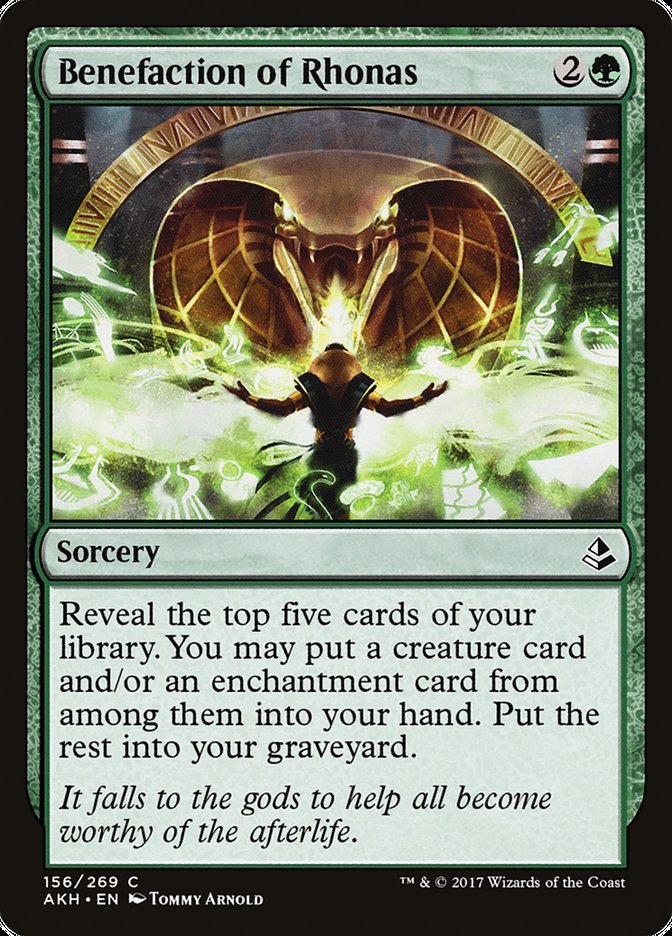 Benefaction of Rhonas 156/269 (Amonkhet)  | Chromatic Games
