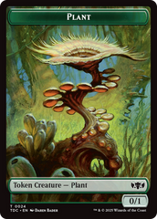 Insect (0022) // Plant Double-Sided Token [Tarkir: Dragonstorm Commander Tokens] | Chromatic Games