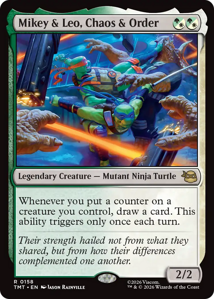 Mikey & Leo, Chaos & Order [Teenage Mutant Ninja Turtles] | Chromatic Games