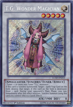 T.G. Wonder Magician [LC5D-EN213] Secret Rare | Chromatic Games