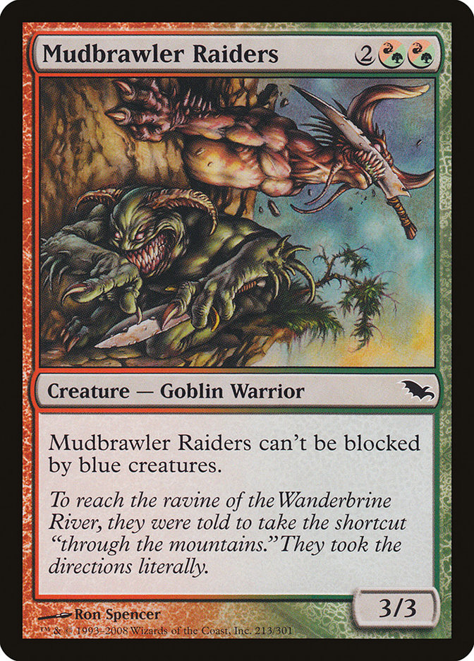 Mudbrawler Raiders 213/301 (Shadowmoor)  - Foil | Chromatic Games