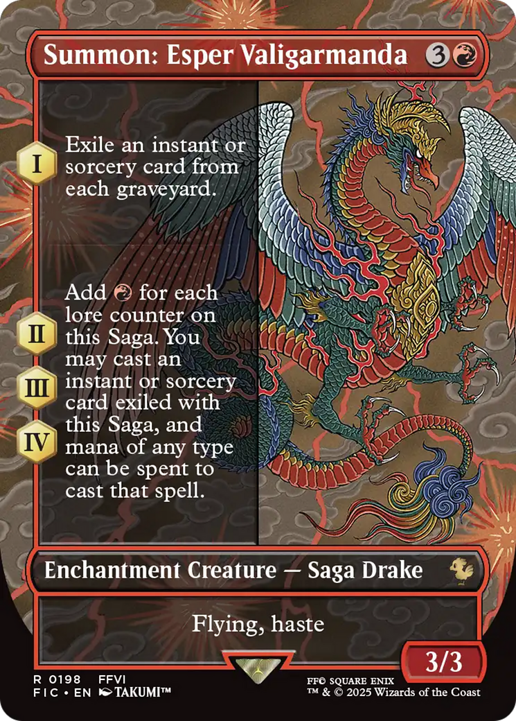 Summon: Esper Valigarmanda (Borderless) [FINAL FANTASY Commander] | Chromatic Games