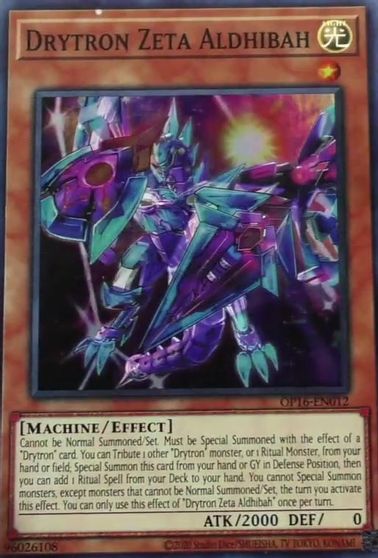 Drytron Zeta Aldhibah [OP16-EN012] Super Rare | Chromatic Games