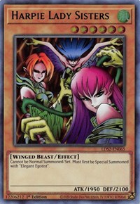 Harpie Lady Sisters (Green) [LDS2-EN065] Ultra Rare | Chromatic Games