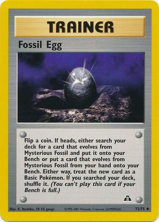 Fossil Egg (72/75) [Neo Discovery Unlimited] | Chromatic Games