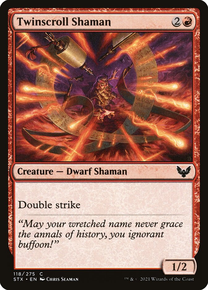 Twinscroll Shaman 118 (Strixhaven: School of Mages)  | Chromatic Games