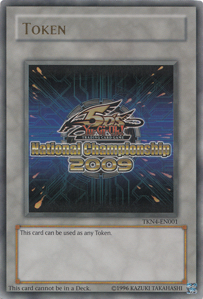 Yu-Gi-Oh 5D's 2009 National Championship Token [TKN4-EN001] Ultra Rare | Chromatic Games