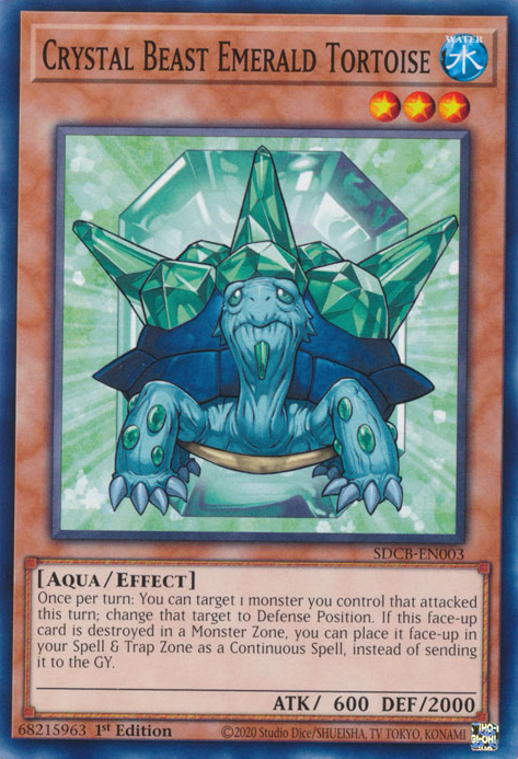 Crystal Beast Emerald Tortoise [SDCB-EN003] Common | Chromatic Games