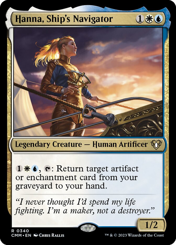 Hanna, Ship's Navigator 340/451 (Commander Masters)  | Chromatic Games