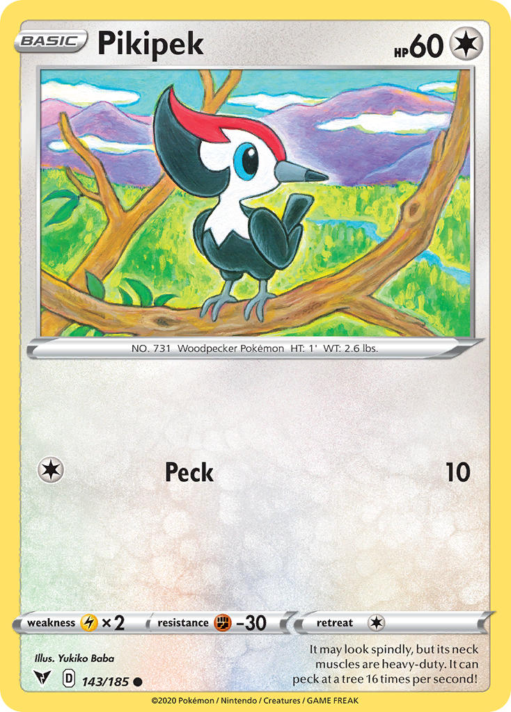 Pikipek (143/185) [Sword & Shield: Vivid Voltage] | Chromatic Games