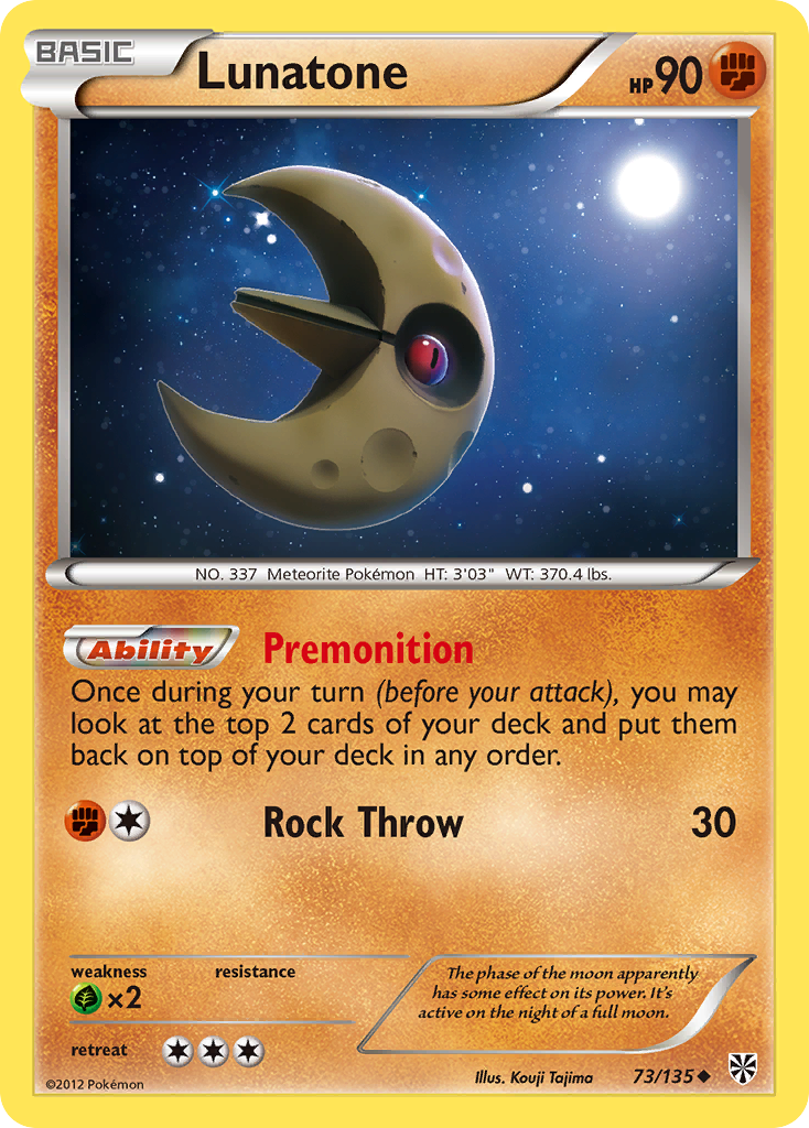 Lunatone (73/135) [Black & White: Plasma Storm] | Chromatic Games