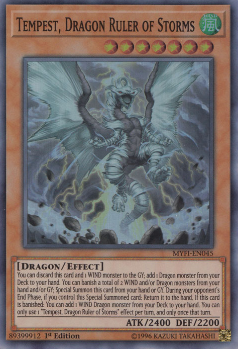 Tempest, Dragon Ruler of Storms [MYFI-EN045] Super Rare | Chromatic Games