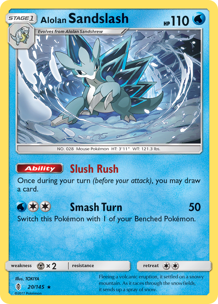 Alolan Sandslash (20/145) [Sun & Moon: Guardians Rising] | Chromatic Games