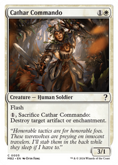 Cathar Commando (White Border) [Mystery Booster 2] | Chromatic Games