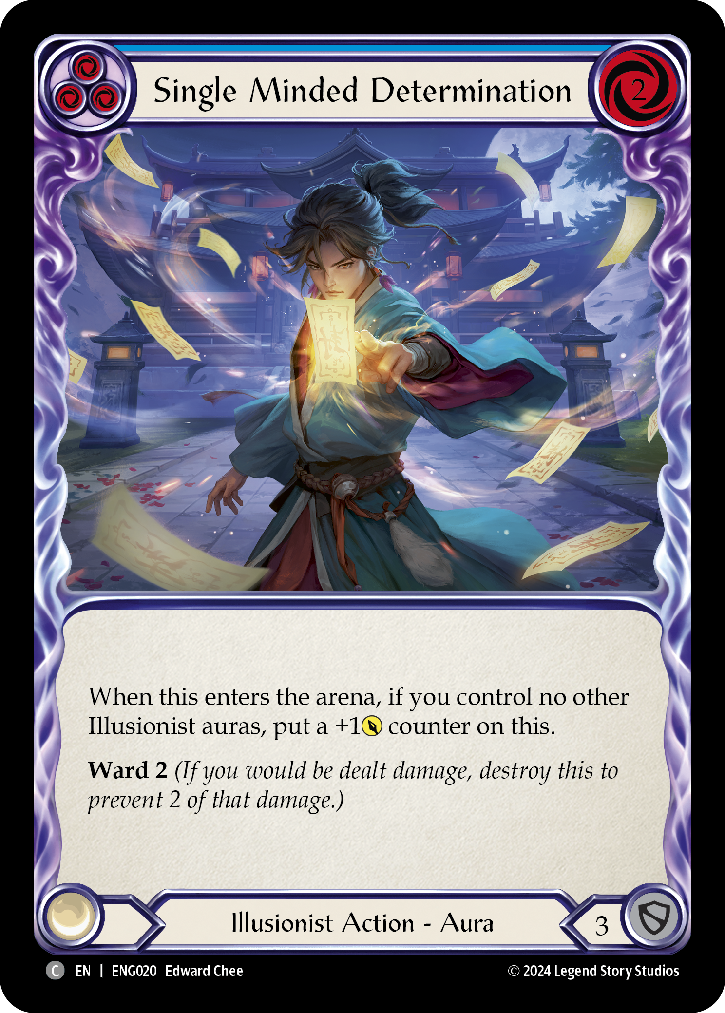 Single Minded Determination [ENG020] (Part the Mistveil Enigma Blitz Deck) | Chromatic Games