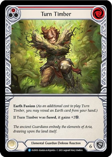 Turn Timber (Red) [OLD019] (Tales of Aria Oldhim Blitz Deck)  1st Edition Normal | Chromatic Games