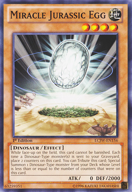 Miracle Jurassic Egg [LCJW-EN156] Common | Chromatic Games