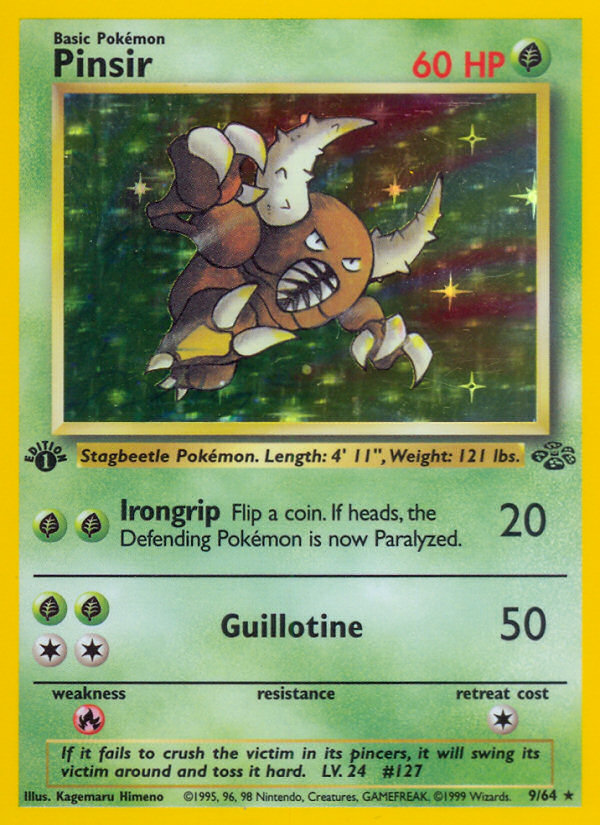 Pinsir (9/64) [Jungle 1st Edition] | Chromatic Games