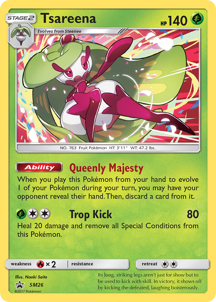 Tsareena (SM26) [Sun & Moon: Black Star Promos] | Chromatic Games