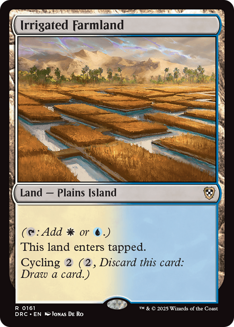 Irrigated Farmland [Aetherdrift Commander] | Chromatic Games