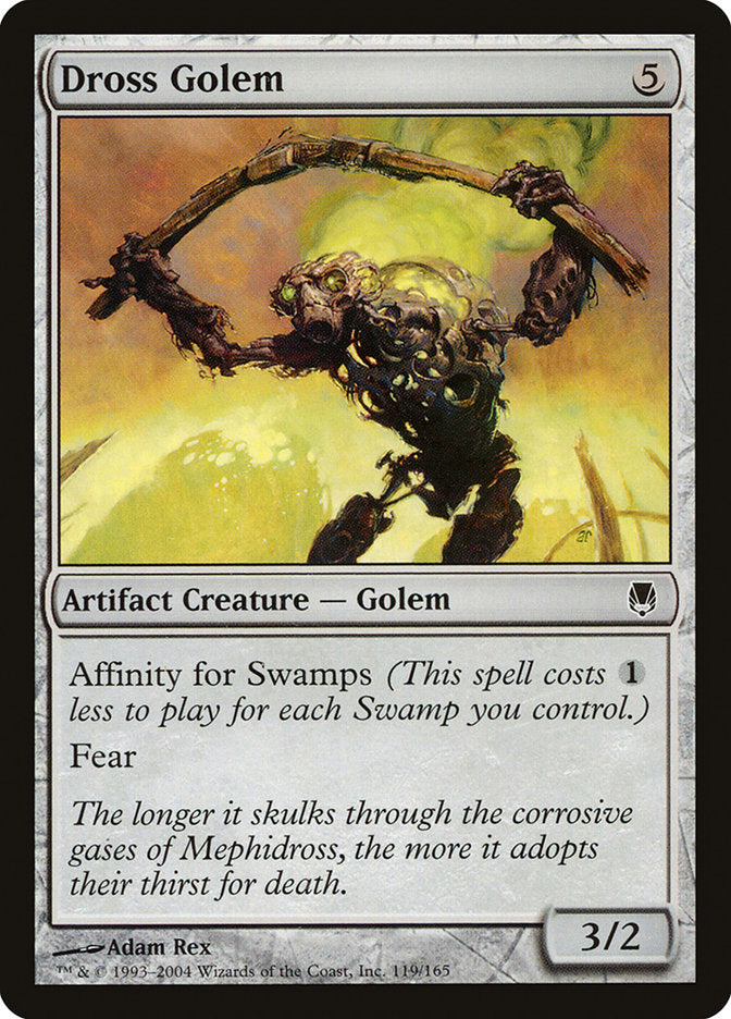 Dross Golem 119/165 (Darksteel)  | Chromatic Games