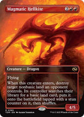 Magmatic Hellkite (Borderless) [Tarkir: Dragonstorm] | Chromatic Games
