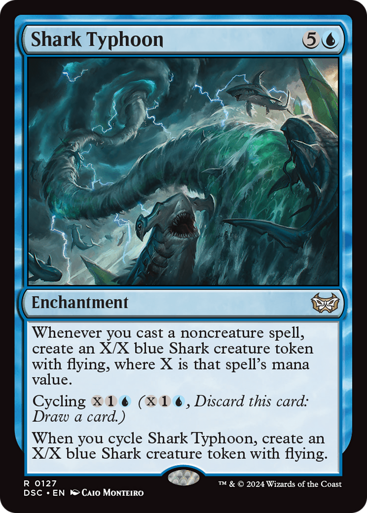 Shark Typhoon [Duskmourn: House of Horror Commander] | Chromatic Games