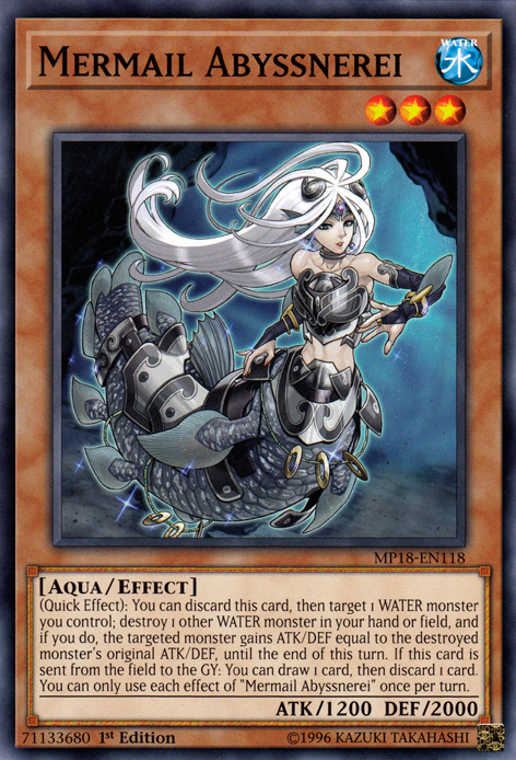 Mermail Abyssnerei [MP18-EN118] Common | Chromatic Games